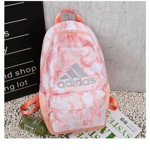 Adidas pink backpack